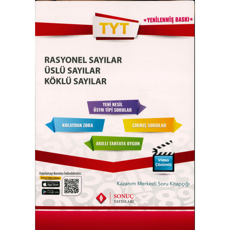 TYT RASYONEL - ÜSLÜ- KÖKLÜ SAYILAR SORU KİTAPÇIĞI