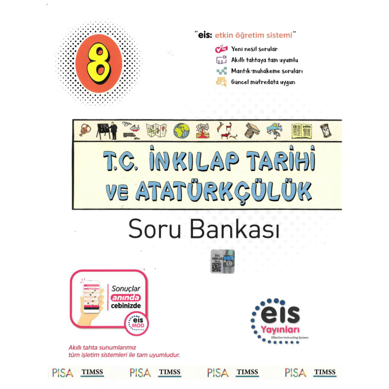 8. Sınıf T.C. İnkılap Tarihi ve Atatürkçülük Soru Bankası EİS Yayınları