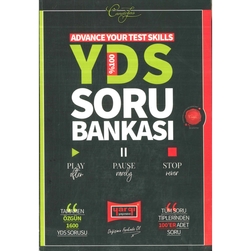 ADVANCE YOUR TEST SKILLS %100 YDS SORU BANKASI ÖZGÜN 1600 YDS SORUSU