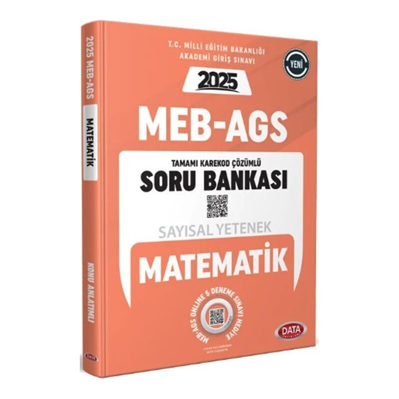2025 MEB AGS Sayısal Yetenek Matematik Soru Bankası Çözümlü Data Yayınları