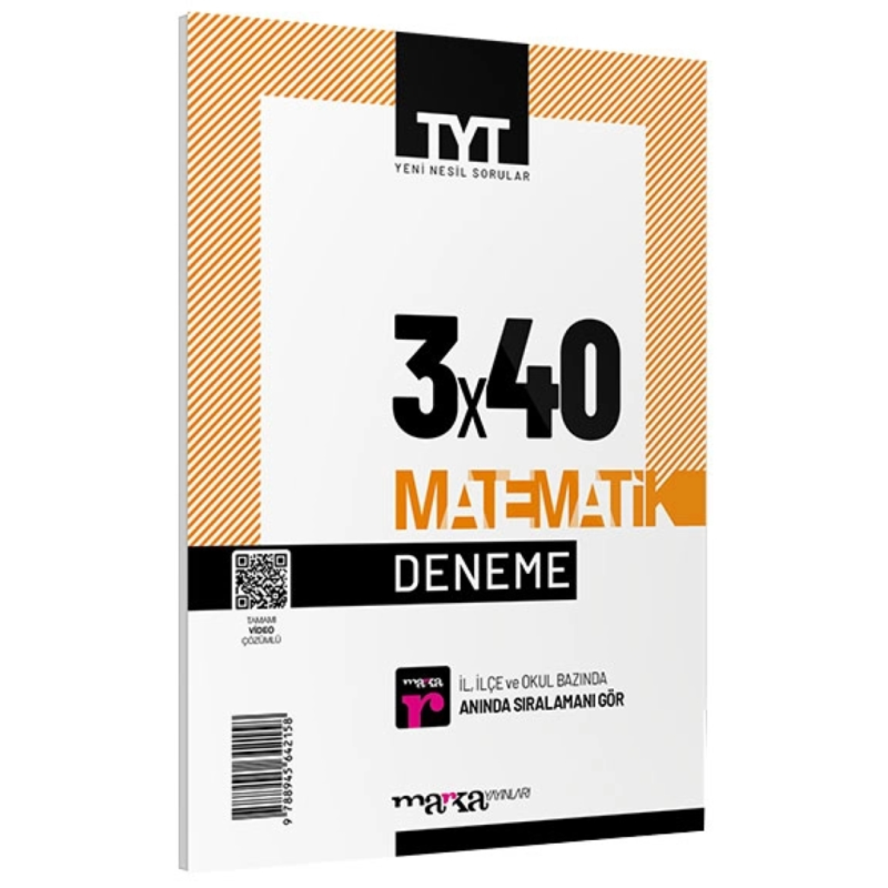 TYT MATEMATİK 3X40 DENEME VİDEO ÇÖZÜMLÜ 2024