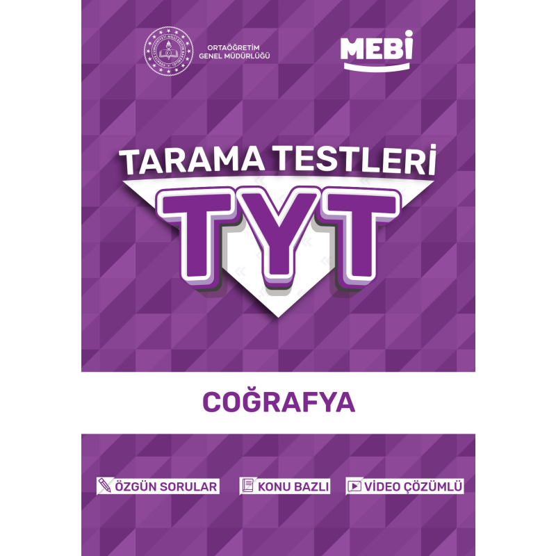 TYT Tarama Testleri Coğrafya MEBİ OGM
