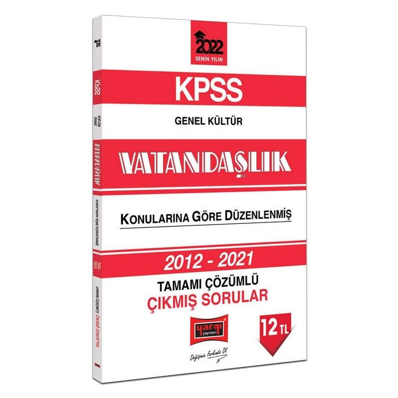 2022 KPSS Genel Kültür Vatandaşlık Tamamı Çözümlü Çıkmış Sorular 2012-2021