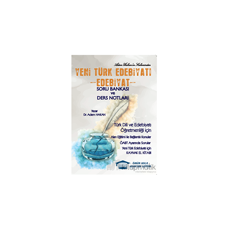 ÖABT YENİ TÜRK EDEBİYATI EDEBİYAT SORU BANKASI VE DERS NOTLARI