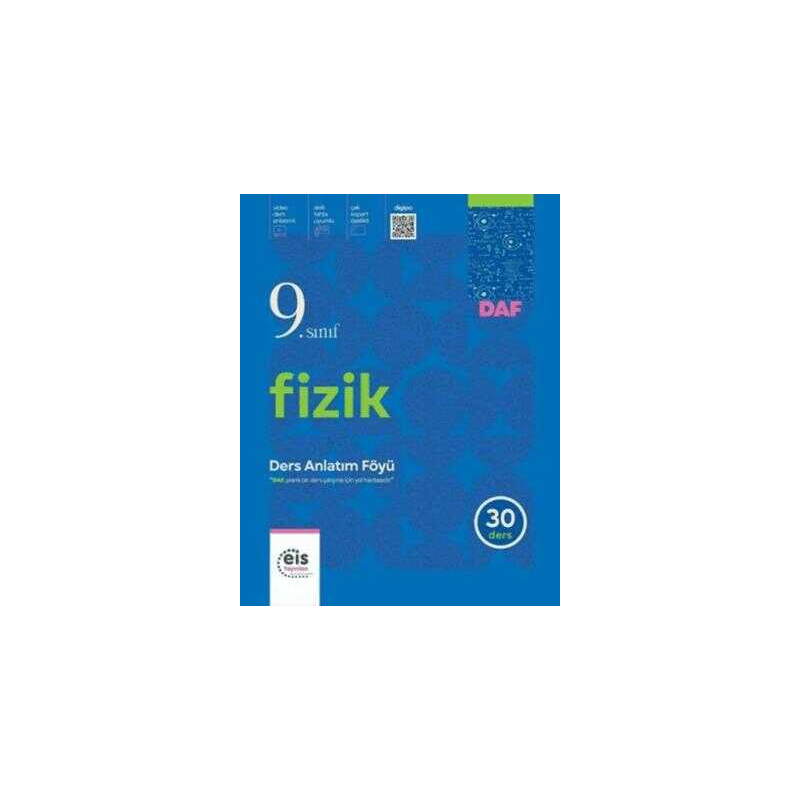 9.Sınıf DAF Fizik EİS Yayınları