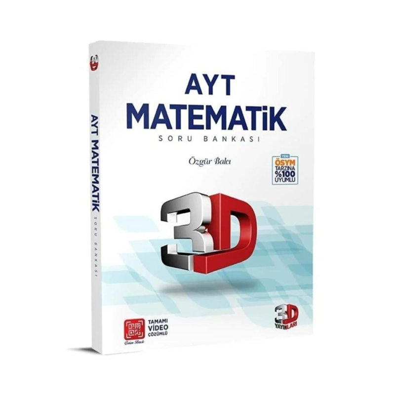 AYT 3D Matematik Tamamı Video Çözümlü Soru Bankası