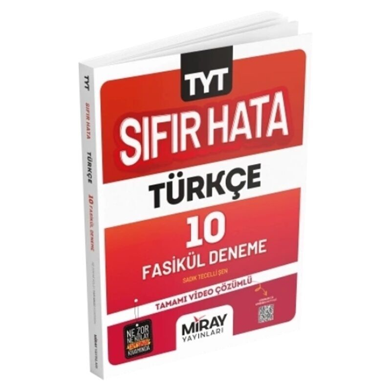 TYT Türkçe 40x10 Fasikül Denemeler Miray Yayınları