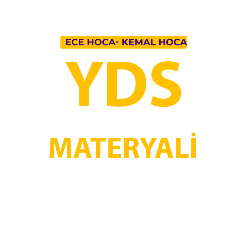YDS MATERYALİ