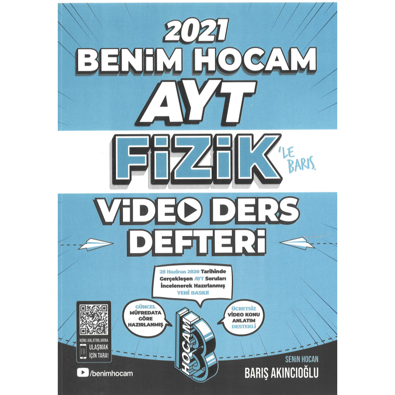 AYT FİZİK VİDEO DERS DEFTERİ