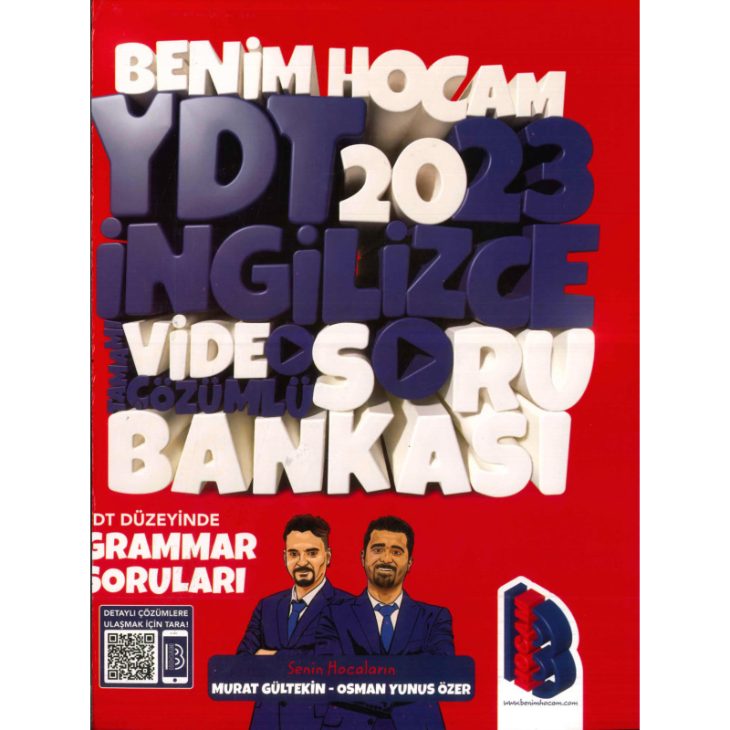 YDT İNGİLİZCE VİDEO ÇÖZÜMLÜ SORU BANKASI