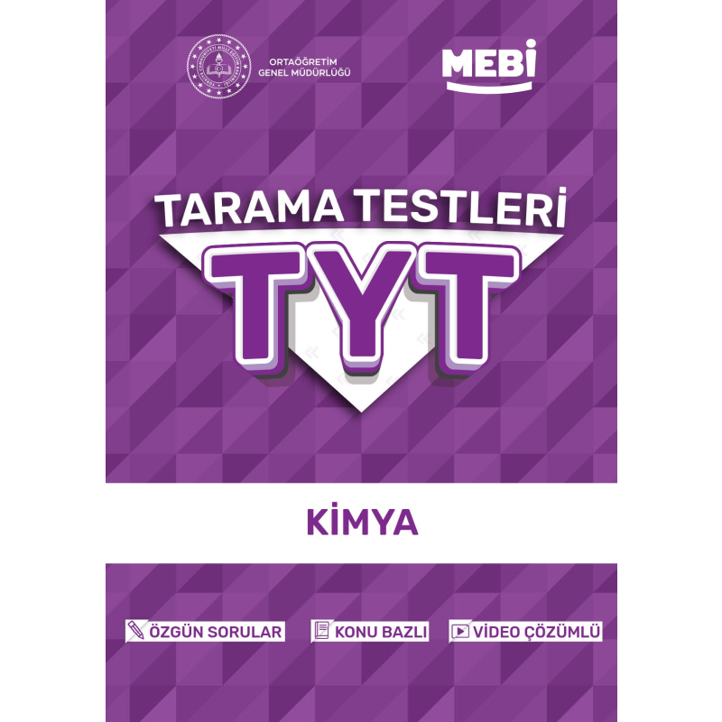 TYT Tarama Testleri Kimya MEBİ OGM