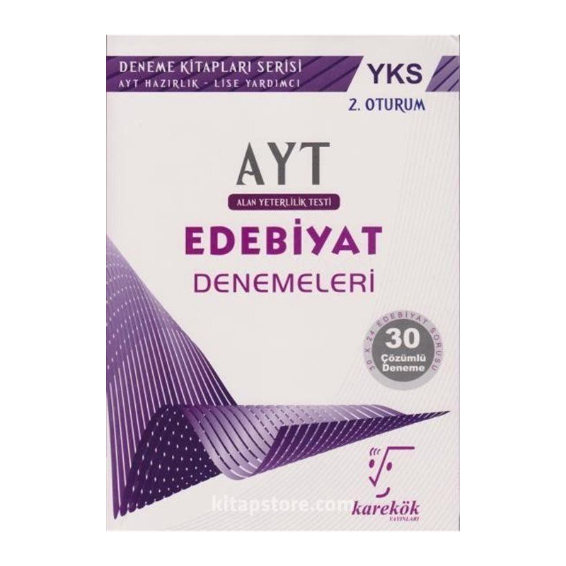 AYT Edebiyat Denemeleri Karekök Yayınları