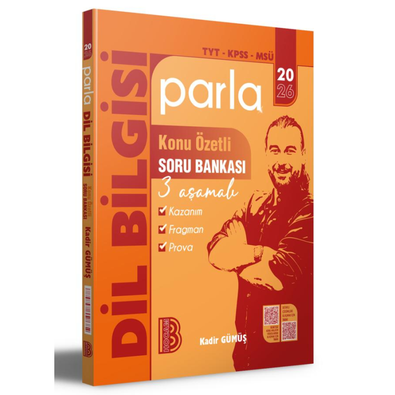 2026 TYT- KPSS- MSÜ Parla Dil Bilgisi Konu Özetli Soru Bankası Benim Hocam Yayınları