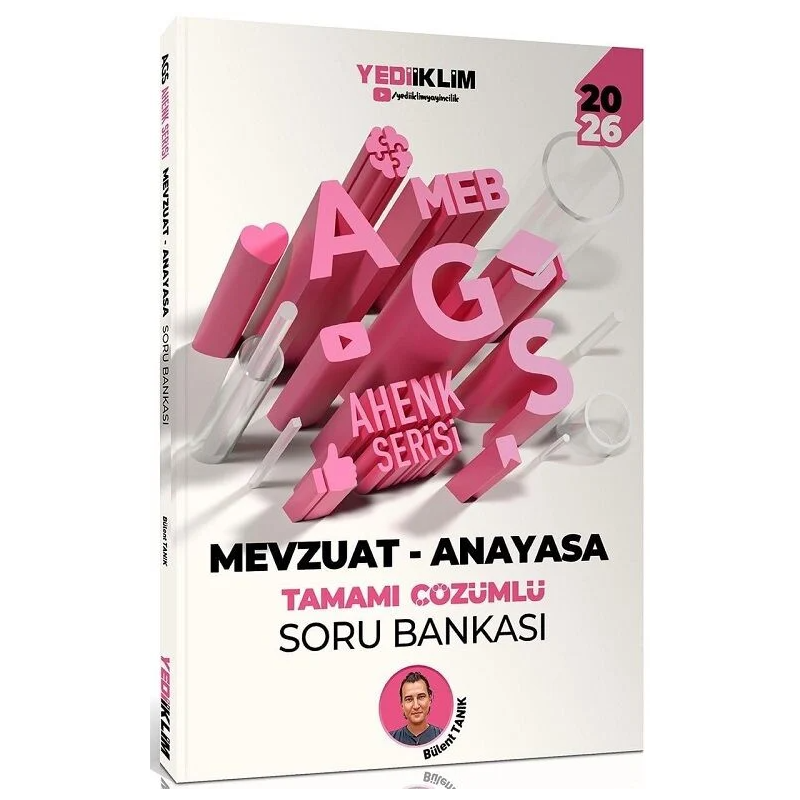 2026 MEB-AGS Mevzuat Anayasa Soru Bankası Çözümlü Ahenk Serisi Yediiklim Yayınları