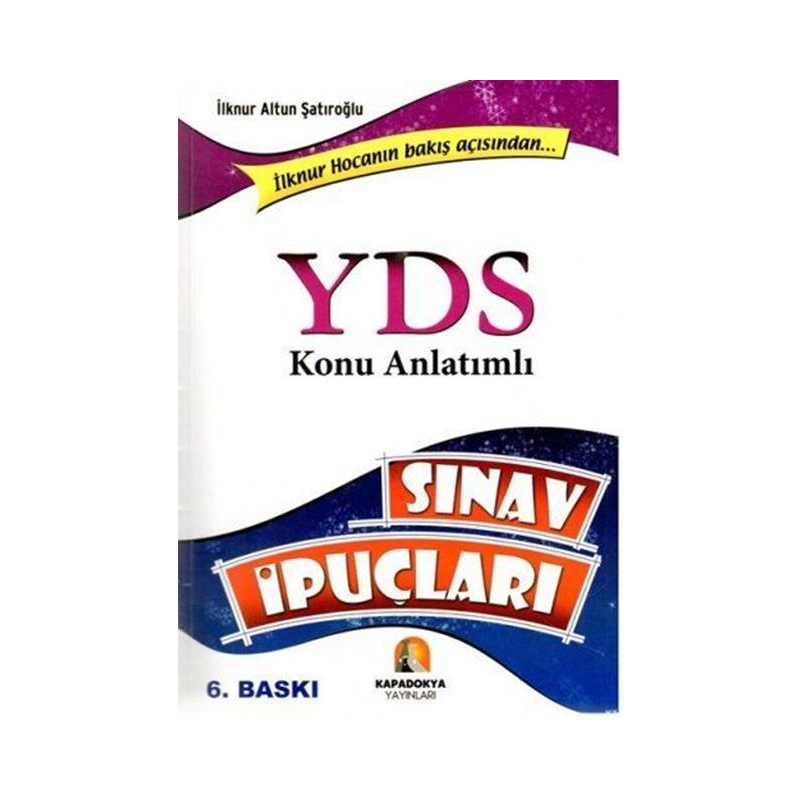 İLKNUR HOCANIN BAKIŞ AÇISINDAN KONU ANLATIMLI VE BÖLÜM SONU TESTLERİ YDS SINAV İPUÇLARI