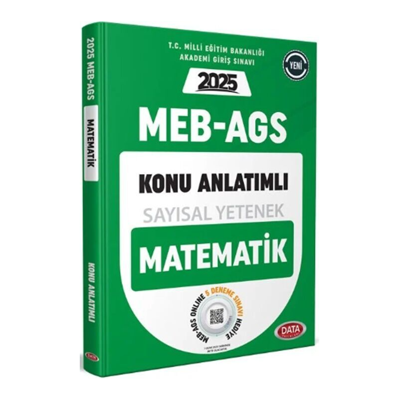 2025 MEB AGS Sayısal Yetenek Matematik Konu Anlatımlı Data Yayınları