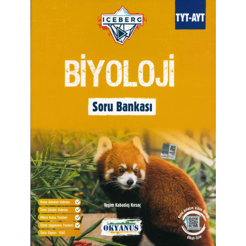 TYT-AYT ICEBERG BİYOLOJİ SORU BANKASI