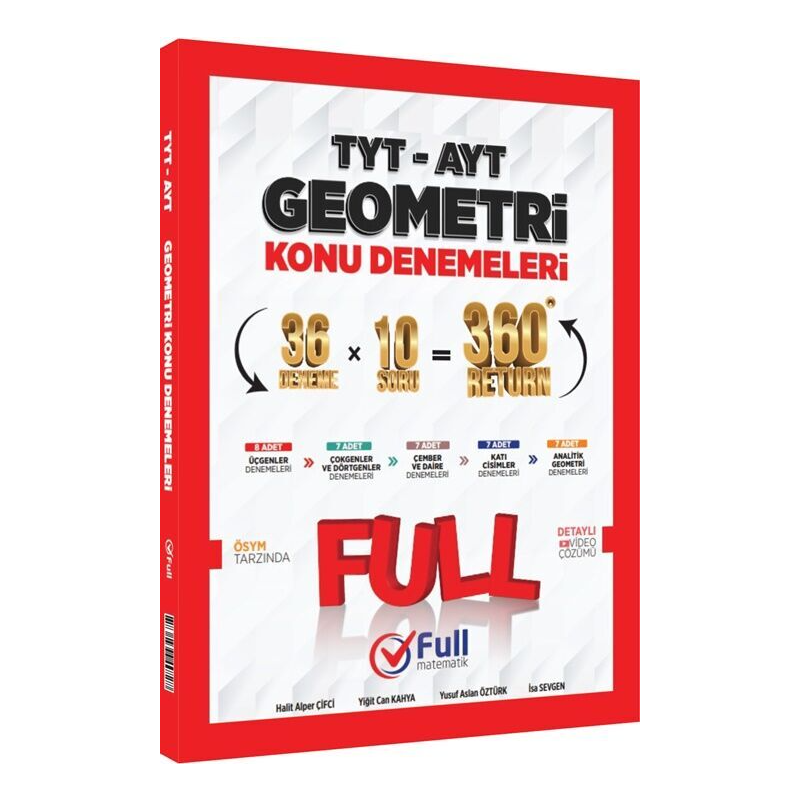 TYT AYT Geometri Konu Denemeleri Full Matematik Yayınları