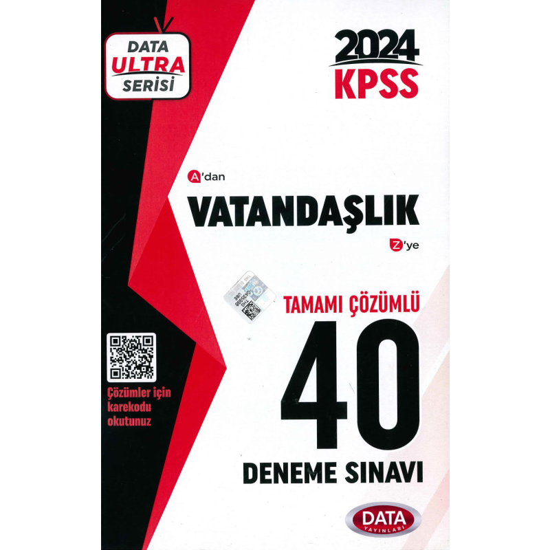 A'DAN Z'YE VATANDAŞLIK 40 DENEME ÇÖZÜMLÜ