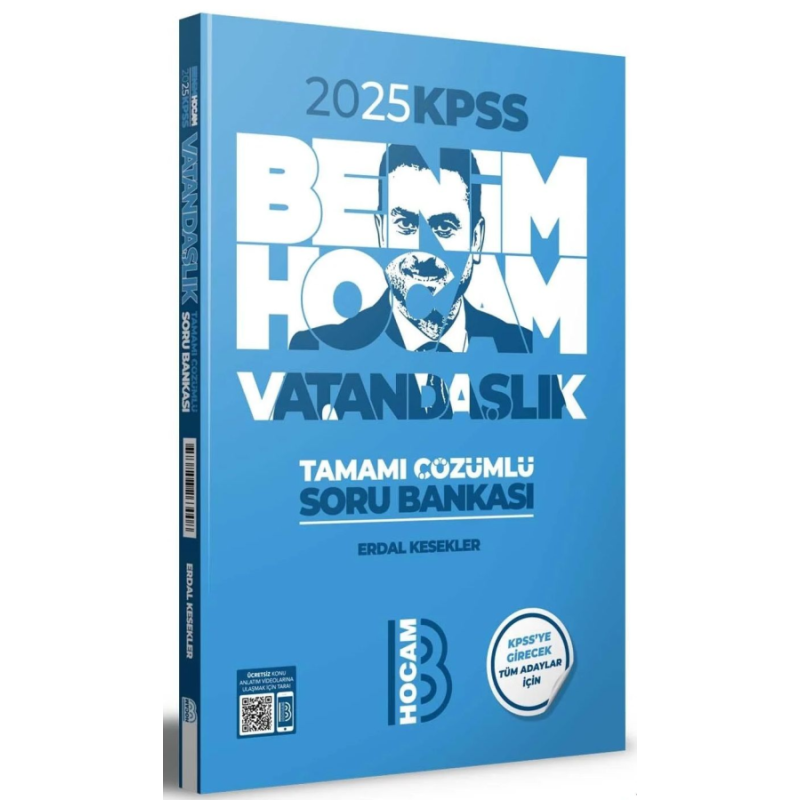 Benim Hocam Yayınları 2025 KPSS Vatandaşlık Tamamı Çözümlü Soru Bankası