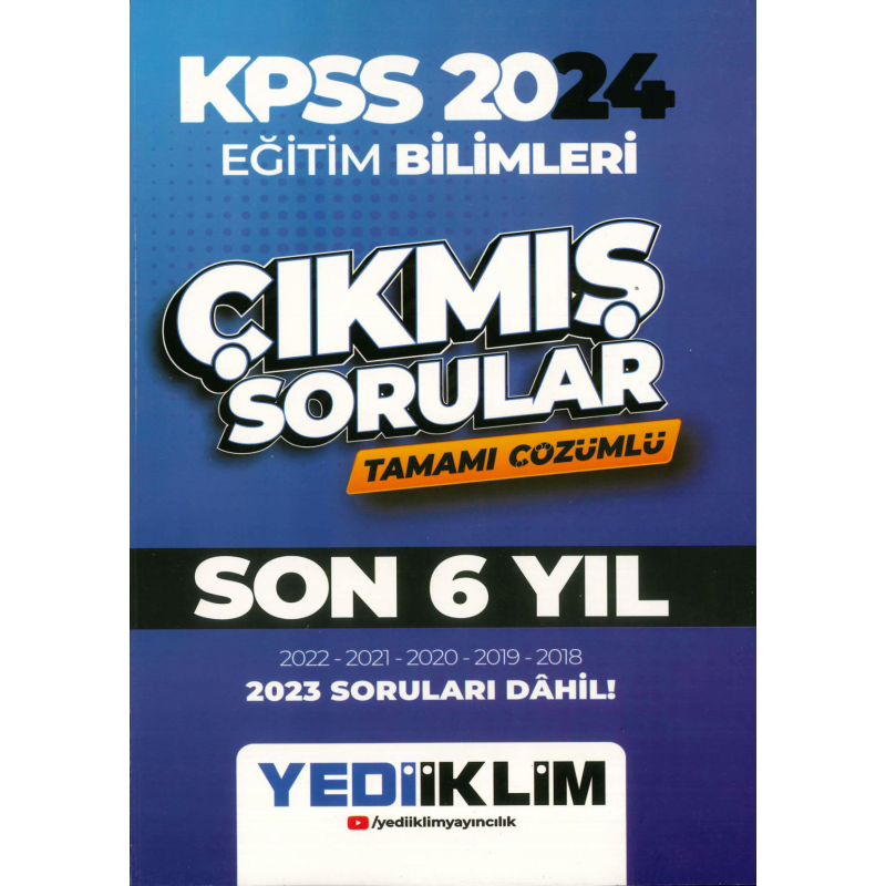 2018-2023 ÇIKMIŞ SORULAR TAMAMI ÇÖZÜMLÜ
