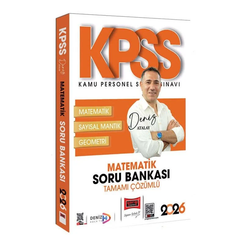 2026 KPSS Genel Yetenek Tamamı Çözümlü Matematik Soru Bankası (Deniz Atalay) Yargı Yayınları