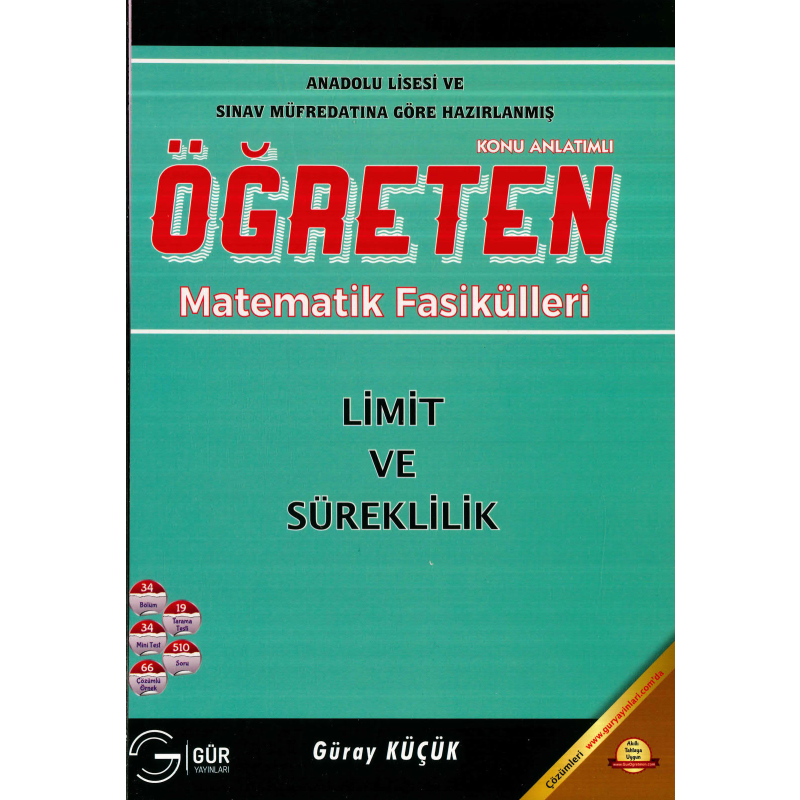 TYT-AYT ÖĞRETEN MATEMATİK LİMİT VE SÜREKLİLİK KONU ANLATIMLI
