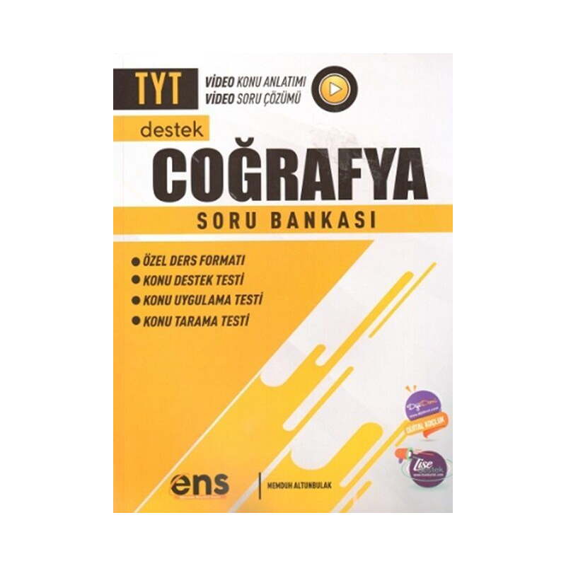 TYT Coğrafya Destek Soru Bankası ENS Yayıncılık