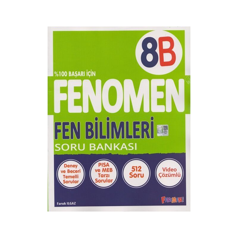 8. Sınıf Fenomen Fen Bilimleri B Soru Bankası Fenomen Okul Yayınları