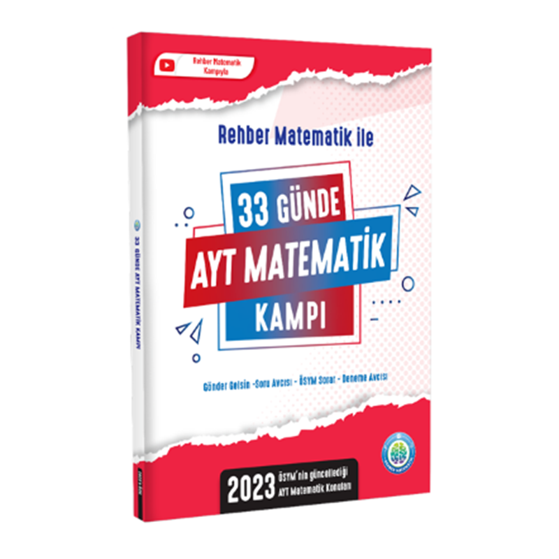 33 Günde AYT Matematik Kamp Kitabı Rehber Matematik