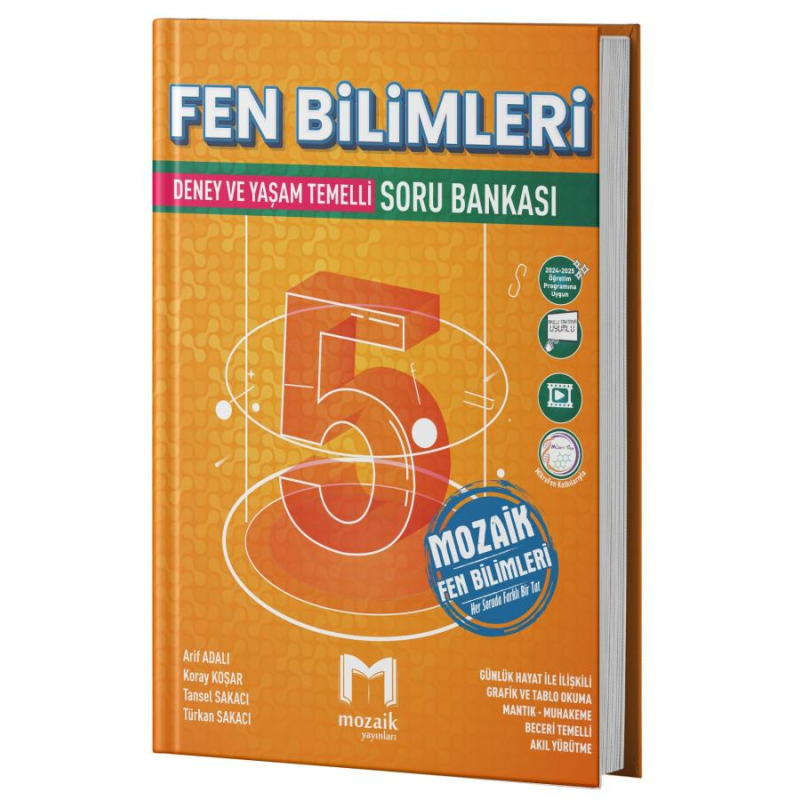 5. Sınıf Fen Bilimleri Soru Bankası Mozaik Yayınları