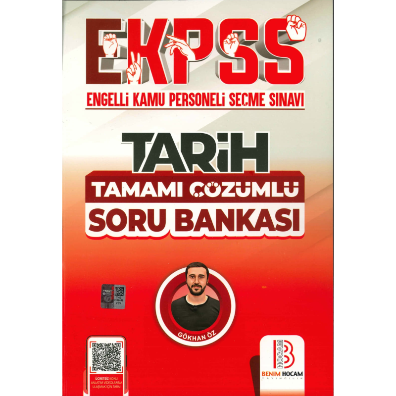 EKPSS Tarih Tamamı Çözümlü Soru Bankası Benim Hocam Yayınları