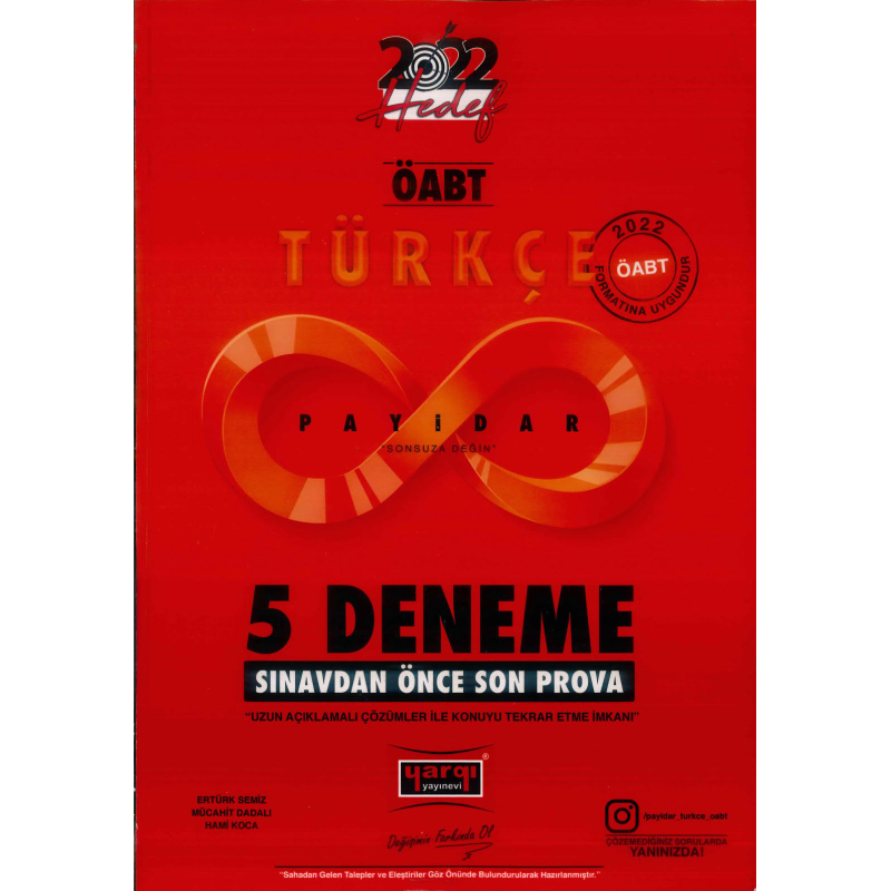 PAYİDAR 5 DENEME SINAVDAN ÖNCE SON PROVA