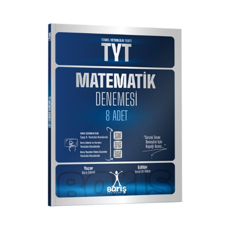 TYT Matematik Denemesi 8 Adet Barış Çelenk