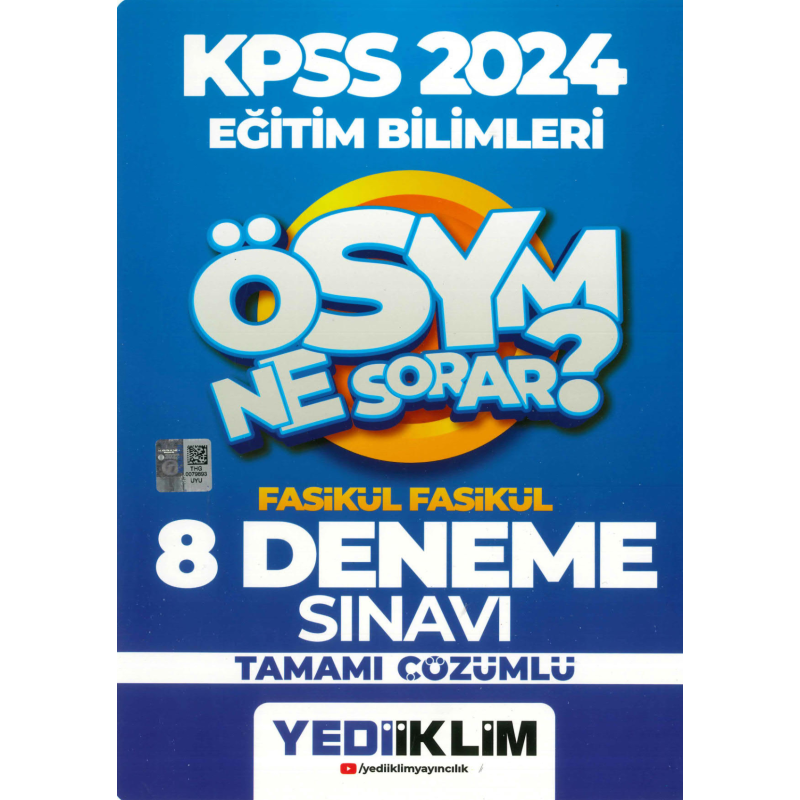 ÖSYM NE SORAR 8 DENEME TAMAMI ÇÖZÜMLÜ