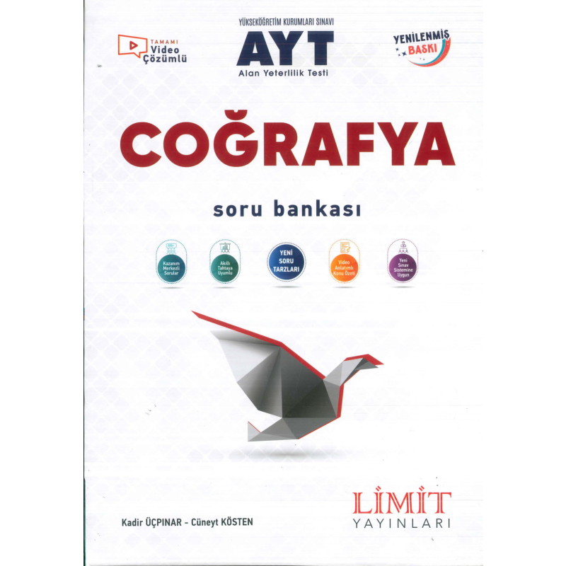 AYT Coğrafya Soru Bankası Limit Yayınları