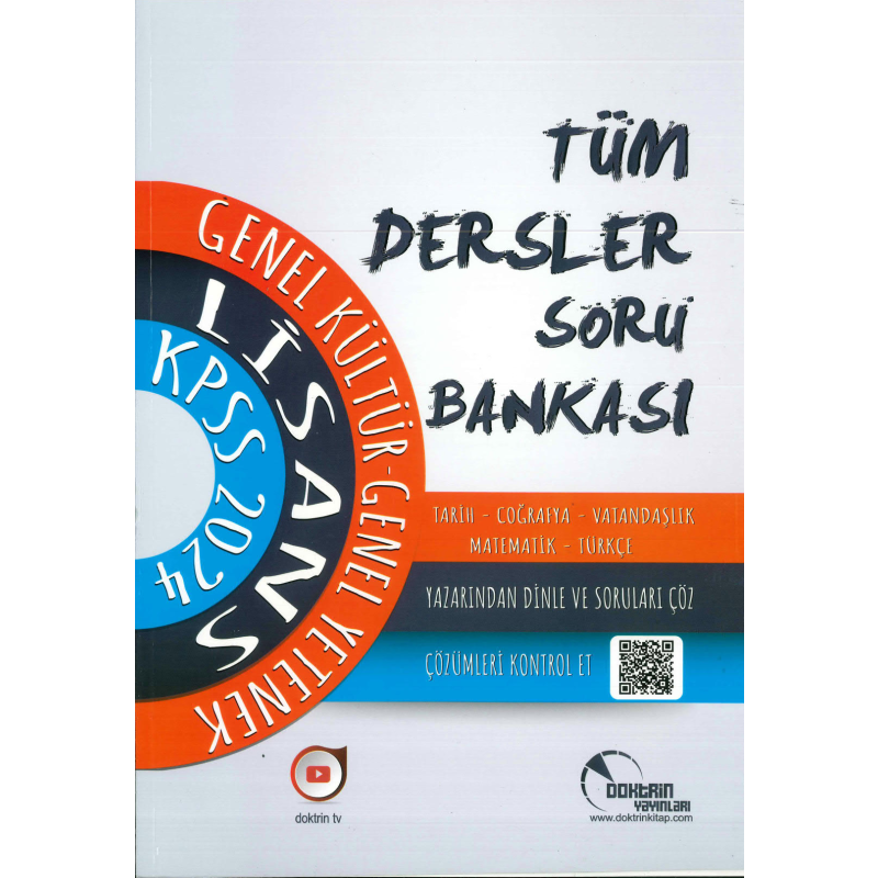 TÜM DERSLER SORU BANKASI