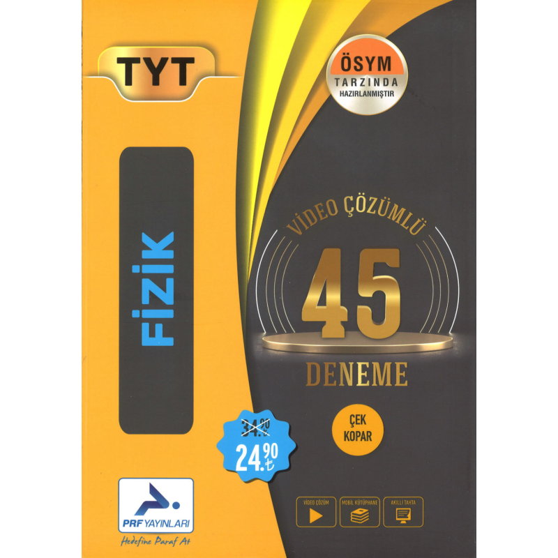 TYT Fizik Video Çözümlü 45 Deneme