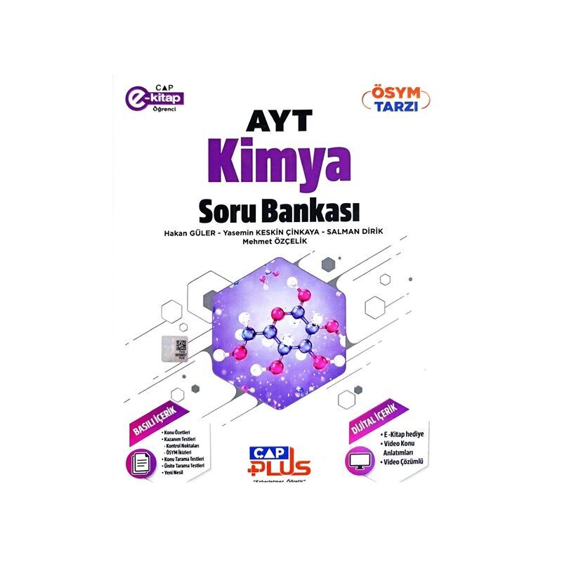 AYT Kimya Plus Soru Bankası Çap Yayınları