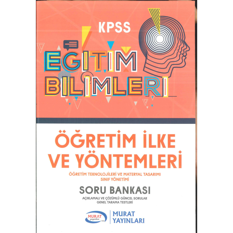 ÖĞRETİM İLKE VE YÖNTEMLERİ SORU BANKASI