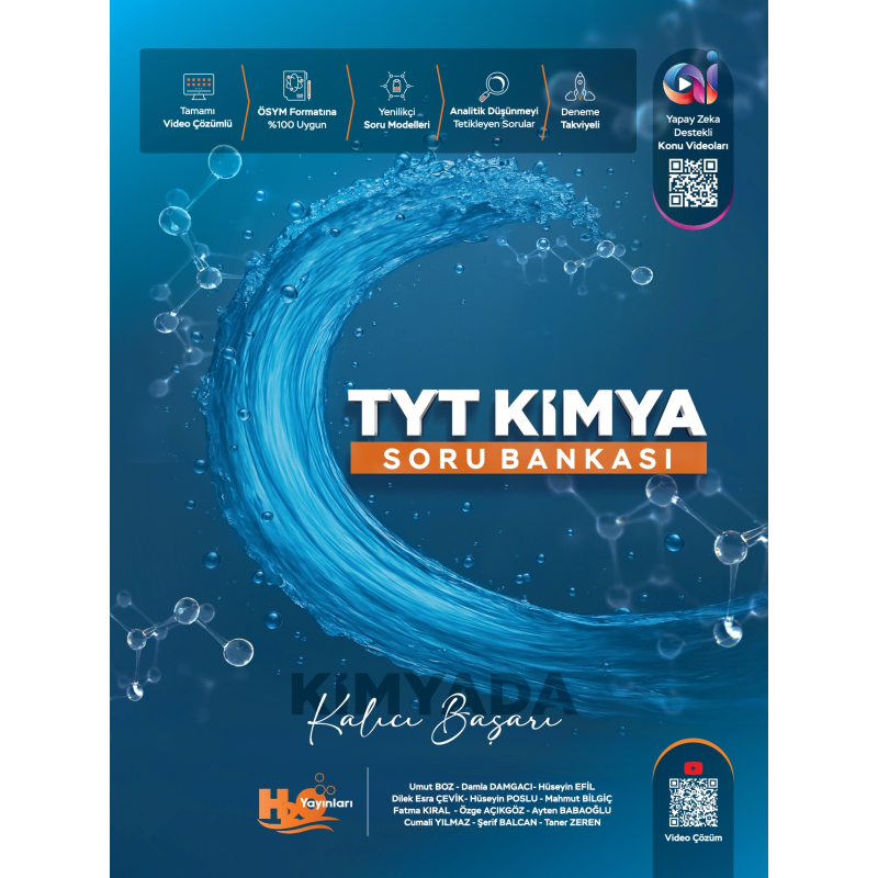 TYT Kimya Soru Bankası H2O Yayınları