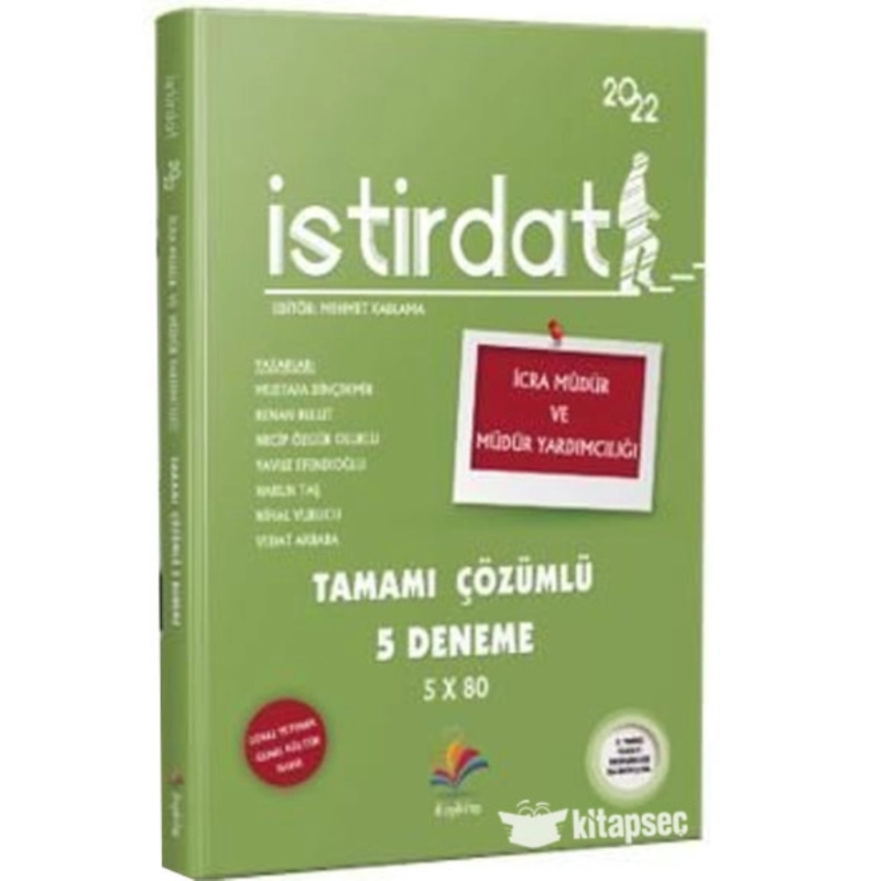 İSTİRDAT TAMAMI ÇÖZÜMLÜ 5 DENEME 5x80