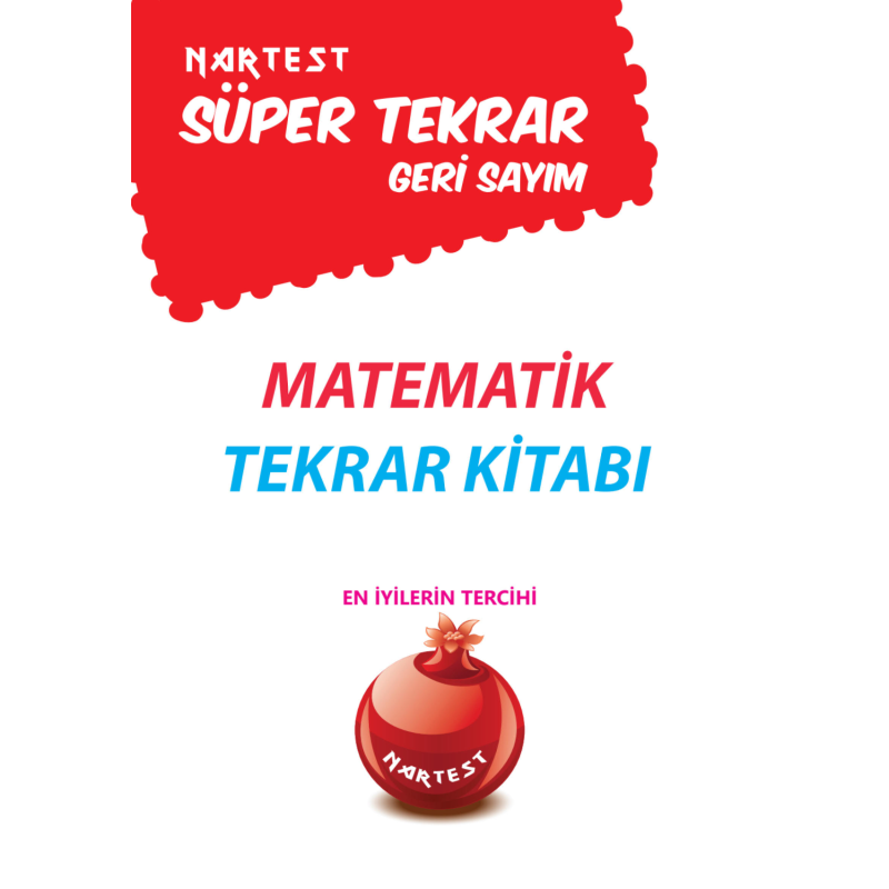 8. Sınıf Matematik Süper Tekrar Kitabı Nartest Yayınları