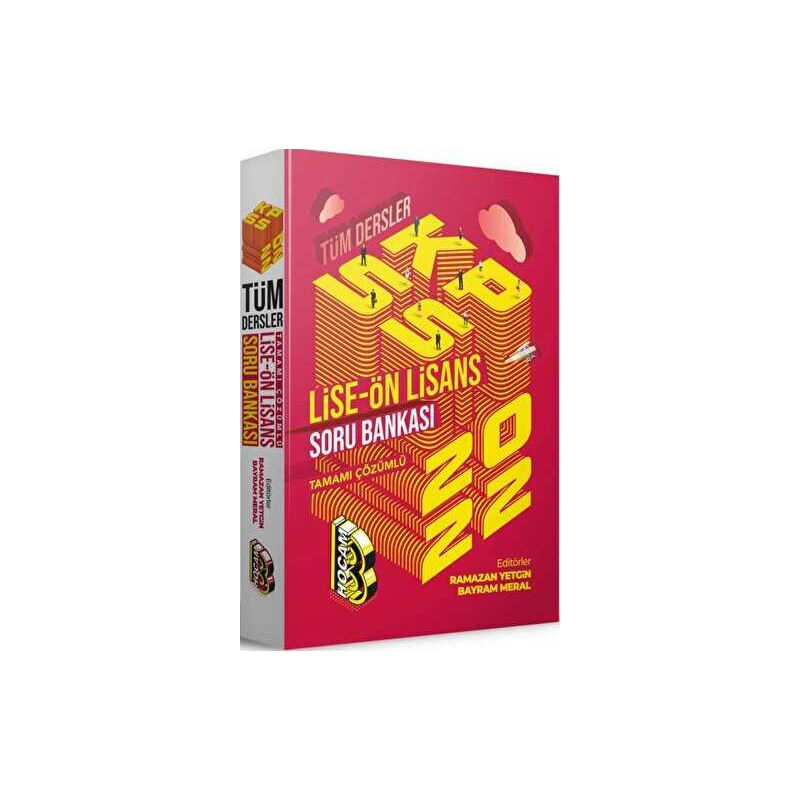 2022 KPSS Lise Ön Lisans Tamamı Çözümlü Tüm Dersler Soru Bankası