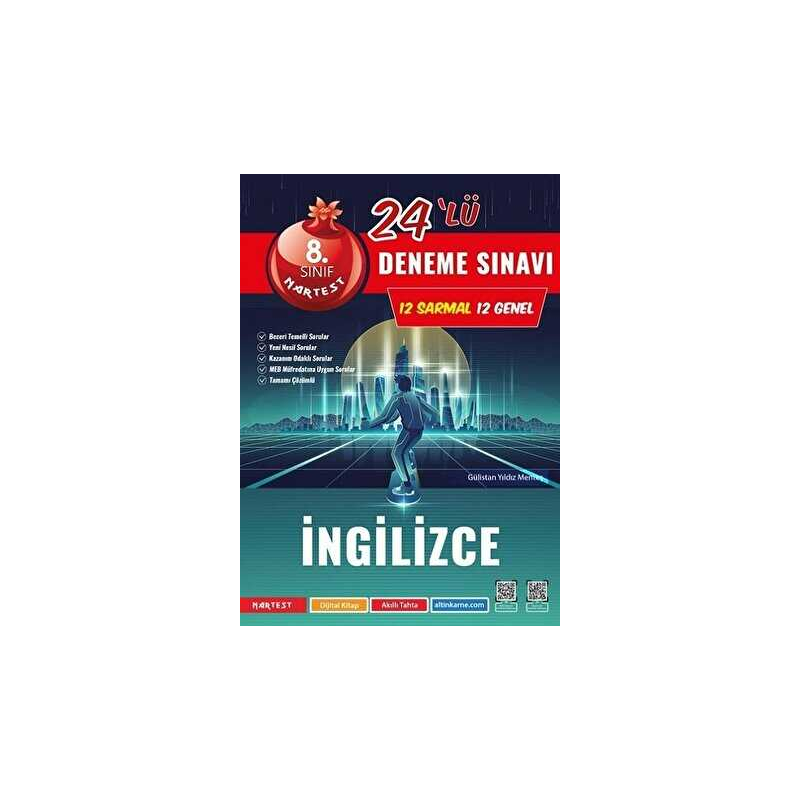 8. Sınıf İngilizce Mod 24 Deneme Nartest Yayınları