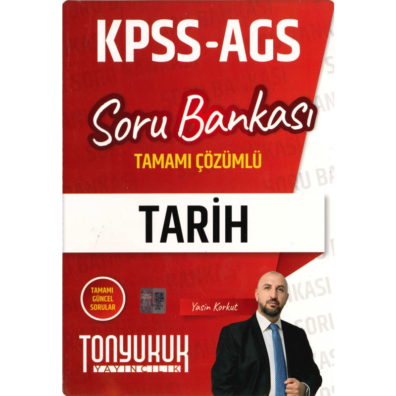 2026 KPSS AGS Tarih Tamamı Çözümlü Soru Bankası Tonyukuk Yayıncılık