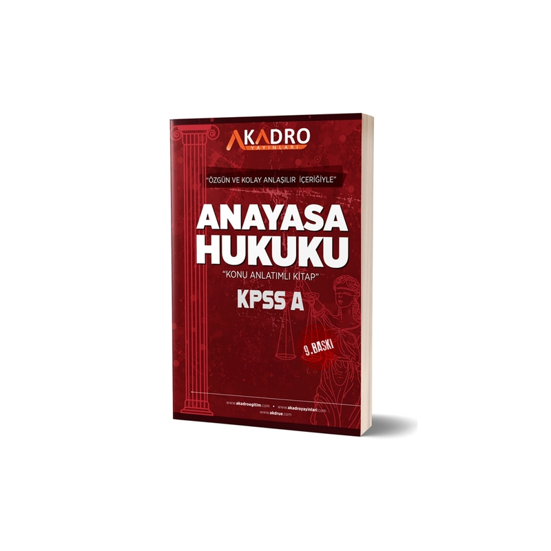 KPSS A Grubu Anayasa Hukuku Konu Anlatımlı A Kadro Yayınları 2024