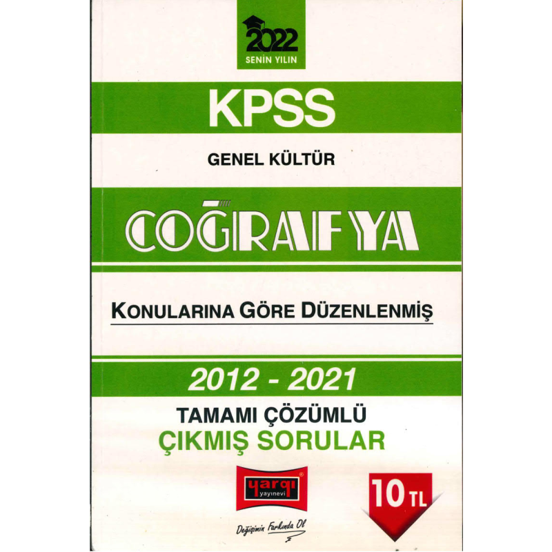 2012-2021 KONULARINA GÖRE DÜZENLENMİŞ ÇÖZÜMLÜ COĞRAFYA ÇIKMIŞ SORULAR