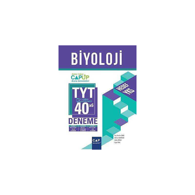 TYT Biyoloji 40 x 6 Up Deneme Çap Yayınları