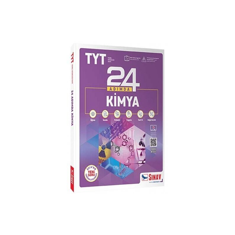 TYT Kimya 24 Adımda Konu Anlatımlı Soru Bankası Sınav Yayınları